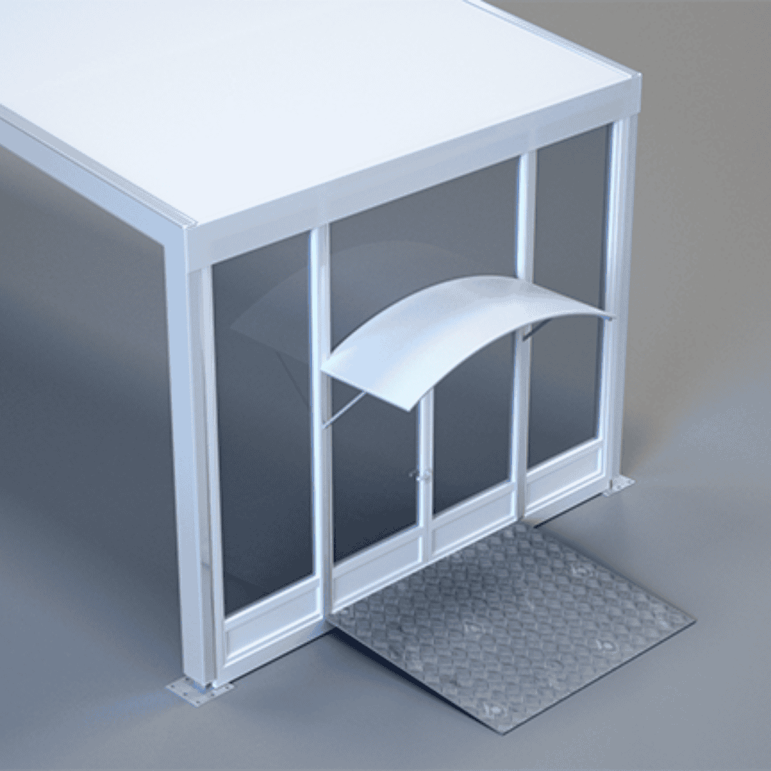 Dubbeldörr – 5 m sektion