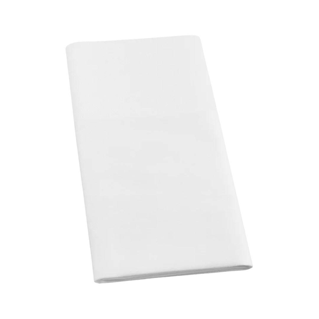 Linneservett 40x40 cm – Vit