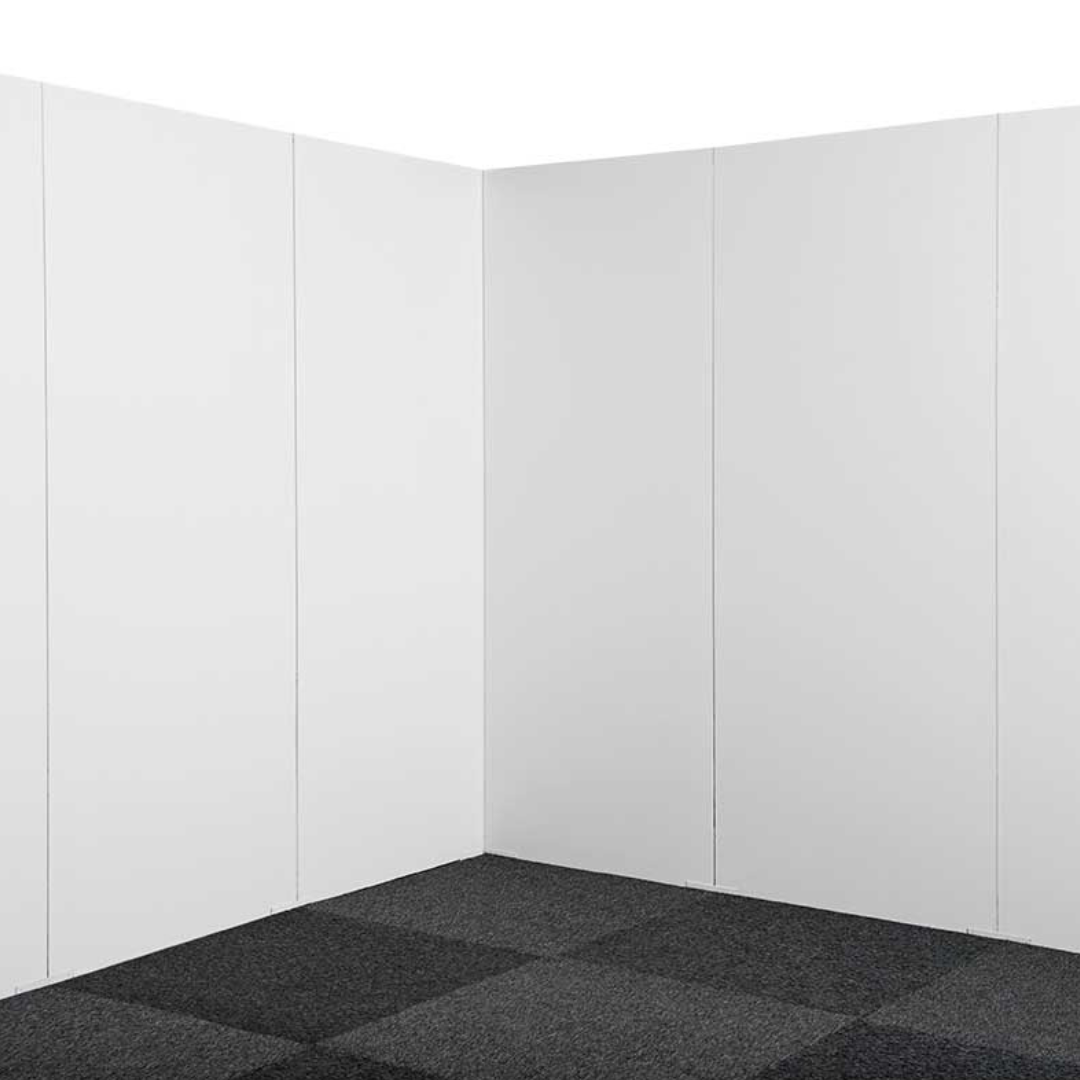 Mässvägg 1x2,5 m – Vit