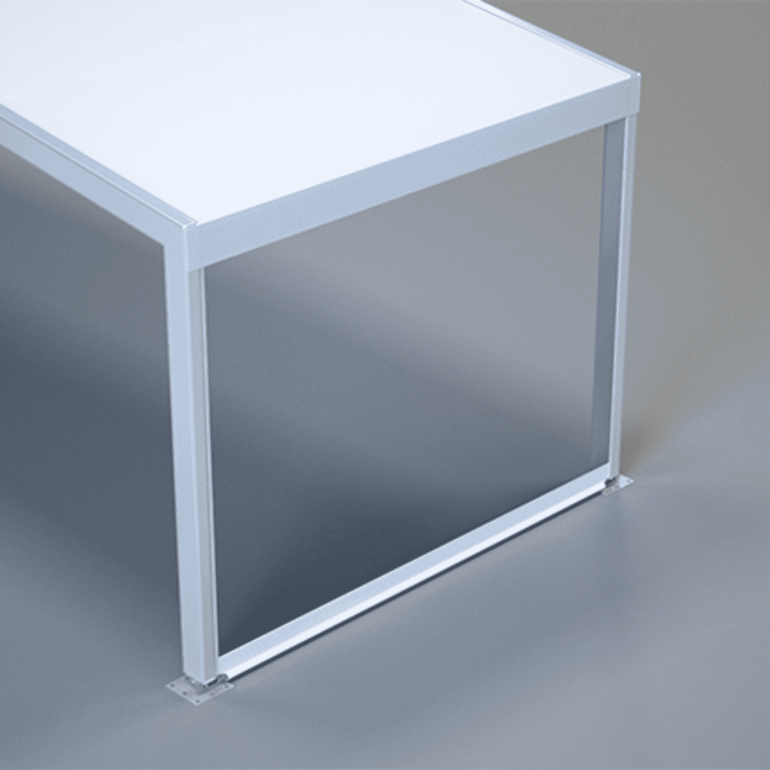 Transparent fasad PVC