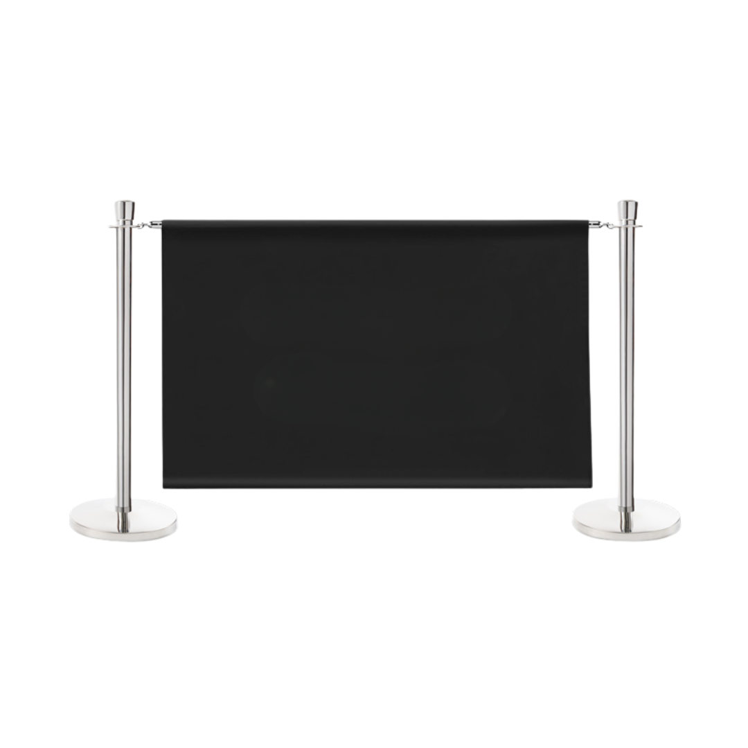 Reklambarriär avdelningsstolpe