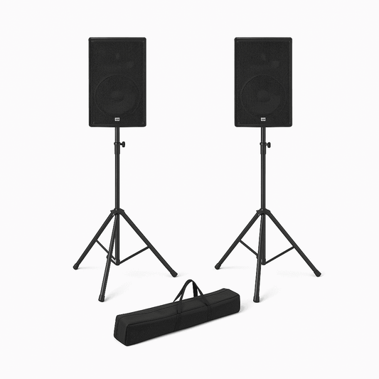 Ljudpaket med högtalare och mixer från Eventpatrullen för företagsevent