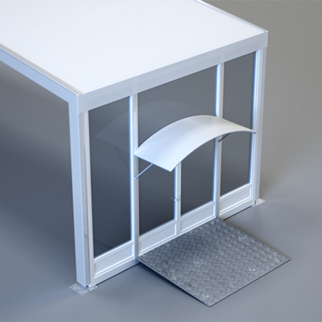 Dubbeldörr – 5 m sektion