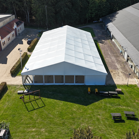 Eventtält 20 m bredd – 3 m benhöjd (pris per m²)