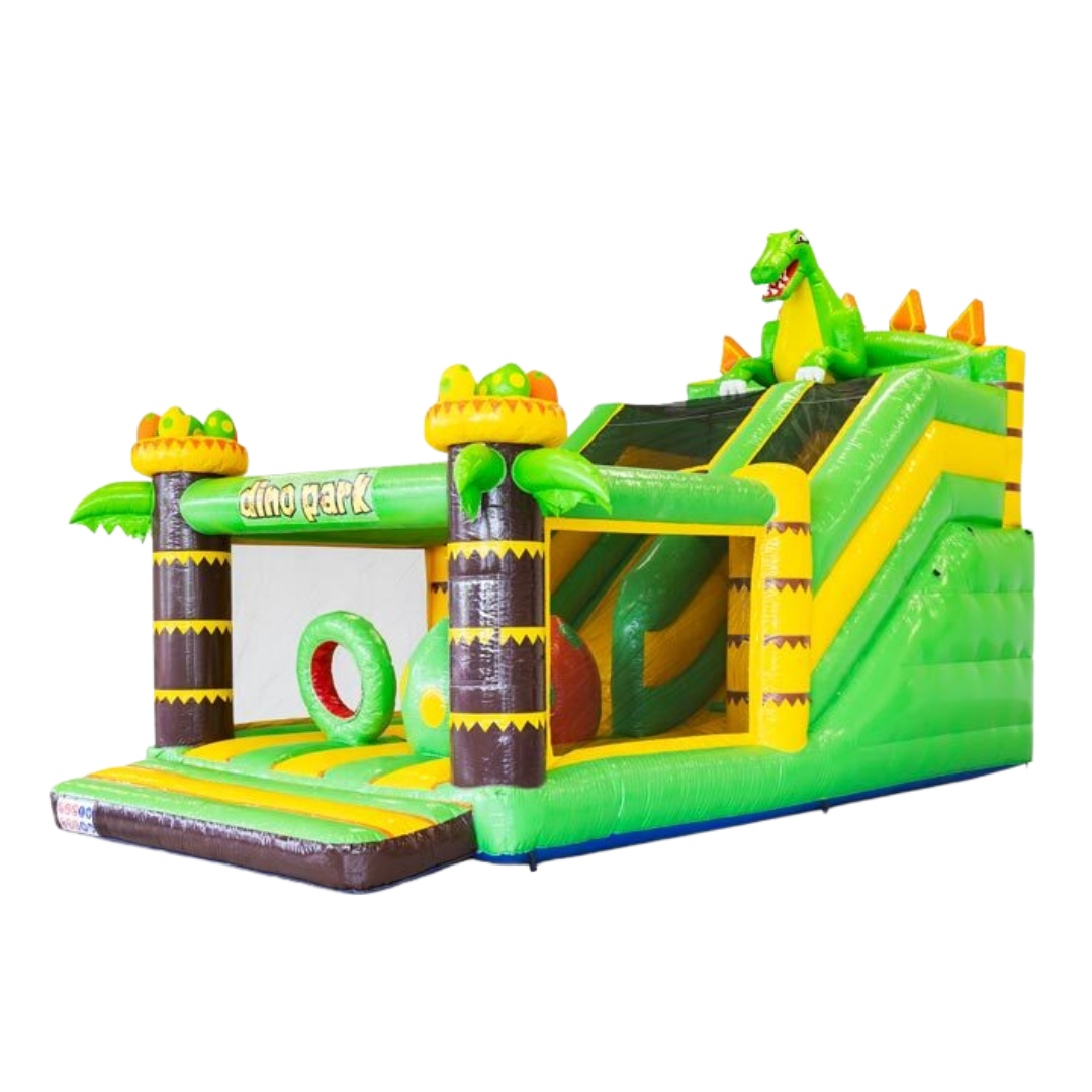 Hoppborg – Dino Slide 32 m²