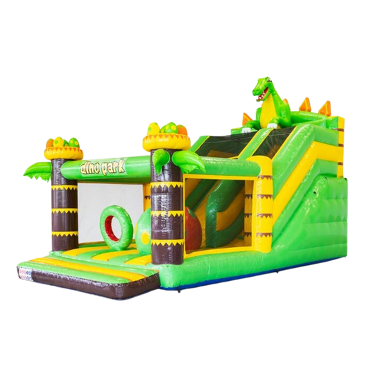 Hoppborg – Dino Slide 32 m²