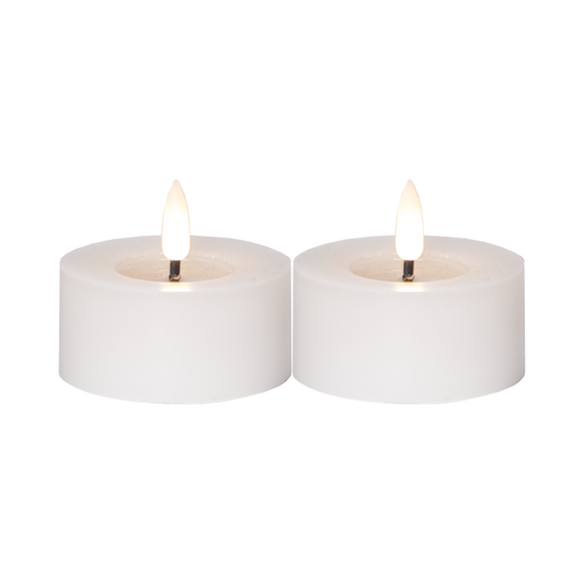 LED Värmeljus H5,5 cm – Vit