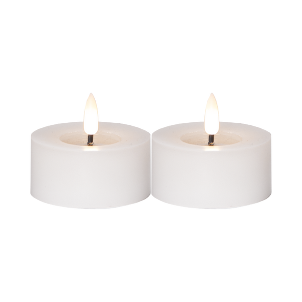 LED Värmeljus H5,5 cm – Vit