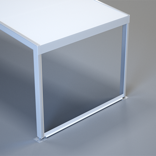 Transparent fasad PVC