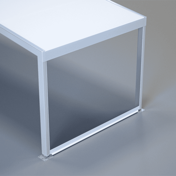 Transparent fasad PVC