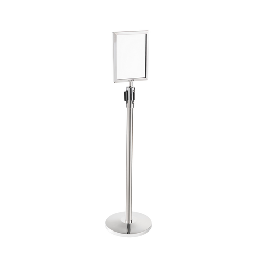 Skylthållare till avdelningsstolpe – Silver